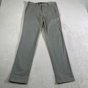 PT01 Welton Academy Pants Mens 48(32x32) Gray Stretch Chino Casual Straight FLAW